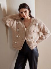 Акція на Кардиган жіночий SHEIN GD-00205030 S Хакі від Rozetka