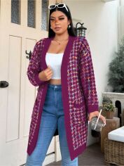 Акція на Кардиган жіночий SHEIN GD-00194232 2XL Рожевий від Rozetka