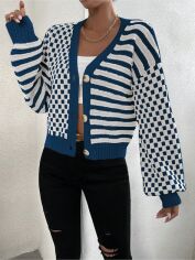 Акція на Кардиган жіночий SHEIN GD-00205854 XL Різнокольоровий від Rozetka