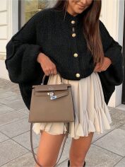 Акція на Кардиган жіночий SHEIN GD-00197757 4XL Чорний від Rozetka
