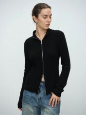 Акція на Кардиган жіночий SHEIN GD-00212270 S Чорний від Rozetka