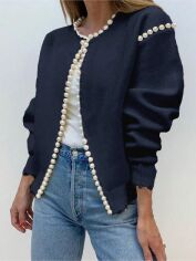 Акція на Кардиган жіночий SHEIN GD-00212404 S Синій від Rozetka