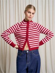 Акція на Кардиган жіночий SHEIN GD-00212711 L Червоний від Rozetka