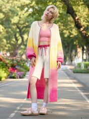 Акція на Кардиган жіночий SHEIN GD-00214814 M Рожевий від Rozetka