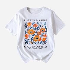 Акція на Футболка жіноча SHEIN GD-00215720 2XL Біла від Rozetka