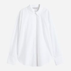 Акція на Сорочка бавовняна оверсайз жіноча H&M 1090709001c26 XL Біла від Rozetka