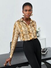 Акція на Сорочка жіноча SHEIN GD-00216537 L Різнокольорова від Rozetka