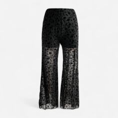 Акція на Штани жіночі SHEIN GD-00212341 1XL Чорні від Rozetka