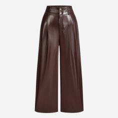 Акція на Штани жіночі SHEIN GD-00202555 1XL Коричневі від Rozetka