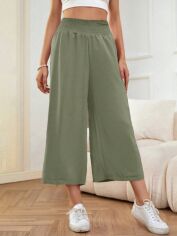Акція на Штани жіночі SHEIN GD-00201023 XL Зелені від Rozetka