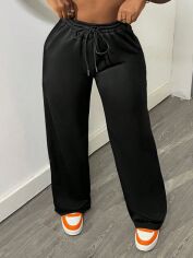 Акція на Штани жіночі SHEIN GD-00201595 M Чорні з білим від Rozetka