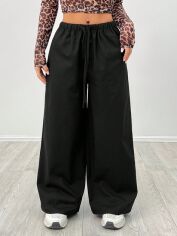 Акція на Штани жіночі SHEIN GD-00214722 S-Petite Чорні від Rozetka