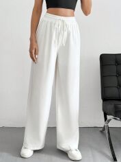 Акція на Штани жіночі SHEIN GD-00221120 L-Tall Білі від Rozetka