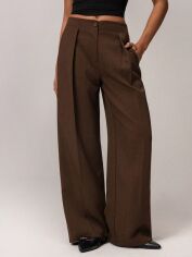 Акція на Штани жіночі SHEIN GD-00227908 L Коричневі від Rozetka