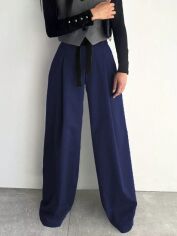 Акція на Штани жіночі SHEIN GD-00208742 L Сині від Rozetka