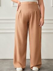 Акція на Штани жіночі SHEIN GD-00203432 2XL Бежеві від Rozetka