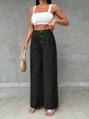 Акція на Штани жіночі SHEIN GD-00201956 L Чорні від Rozetka