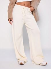 Акція на Штани жіночі SHEIN GD-00222123 L Кремові від Rozetka