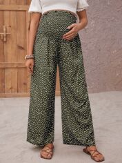 Акція на Штани для вагітних SHEIN GD-00200920 M Зелені від Rozetka