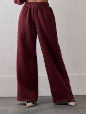 Акція на Штани жіночі SHEIN GD-00219967 S Бордові від Rozetka
