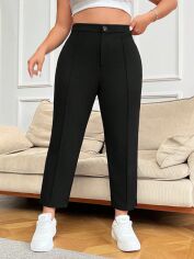 Акція на Штани жіночі SHEIN GD-00216616 1XL Чорні від Rozetka