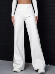 Акція на Штани жіночі SHEIN GD-00220286 S Білі від Rozetka