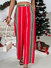 Акція на Штани жіночі SHEIN GD-00217473 XL Червоні від Rozetka