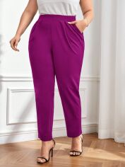 Акція на Штани жіночі SHEIN GD-00226863 4XL Рожеві від Rozetka
