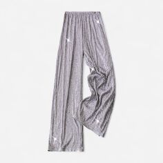 Акція на Штани жіночі SHEIN GD-00227289 4XL Сірі від Rozetka