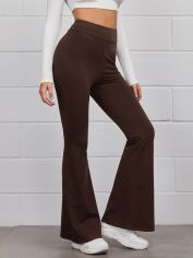 Акція на Штани жіночі SHEIN GD-00223961 S Коричневі від Rozetka
