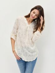 Акція на Блузка жіноча SHEIN GD-00203415 L Біла від Rozetka
