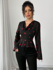 Акція на Блузка жіноча SHEIN GD-00209287 S Різнокольорова від Rozetka