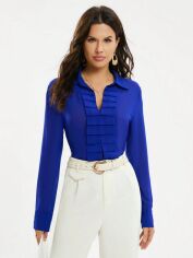 Акція на Блузка жіноча SHEIN GD-00207799 L Синя від Rozetka