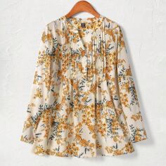 Акція на Блузка жіноча SHEIN GD-00207818 L Різнокольорова від Rozetka