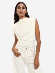 Акція на Блузка жіноча H&M XAZ443778PNYW S Молочна від Rozetka