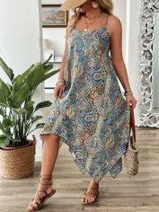 Акція на Сарафан жіночий SHEIN GD-00217927 1XL Комбінований від Rozetka
