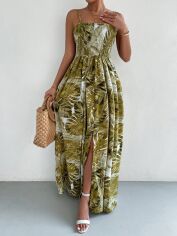 Акція на Сарафан жіночий SHEIN GD-00208777 L Оливковий від Rozetka