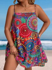 Акція на Сарафан жіночий SHEIN GD-00202279 3XL Комбінований від Rozetka