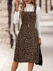 Акція на Сарафан жіночий SHEIN GD-00209003 L Коричневий від Rozetka