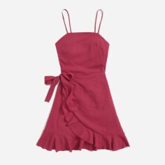 Акція на Сарафан жіночий SHEIN GD-00195604 S Темно-рожевий від Rozetka