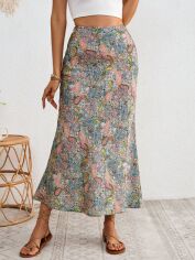 Акція на Спідниця літня жіноча SHEIN GD-00208554 XS Різнобарвна від Rozetka