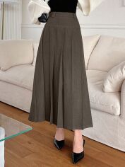 Акція на Спідниця літня жіноча SHEIN GD-00227863 XL Коричнева від Rozetka
