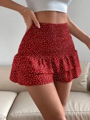Акція на Спідниця літня жіноча SHEIN GD-00204665 L Червона від Rozetka