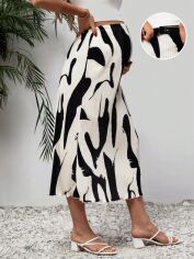 Акція на Спідниця літня жіноча SHEIN GD-00205949 L Чорно-біла від Rozetka