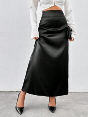 Акція на Спідниця літня жіноча SHEIN GD-00203644 XS-Petite Чорна від Rozetka
