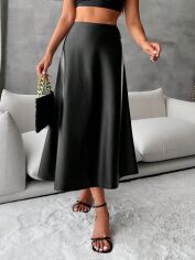 Акція на Спідниця літня жіноча SHEIN GD-00205574 M Чорна від Rozetka
