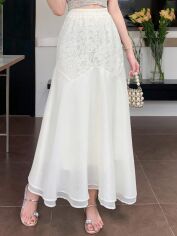 Акція на Спідниця літня жіноча SHEIN GD-00201559 XL Біла від Rozetka