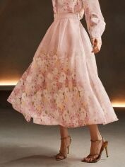 Акція на Спідниця літня жіноча SHEIN GD-00205049 S Рожева від Rozetka