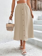 Акція на Спідниця літня жіноча SHEIN GD-00205615 XS Хакі від Rozetka