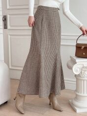 Акція на Спідниця літня жіноча SHEIN GD-00221482 L Коричнева від Rozetka